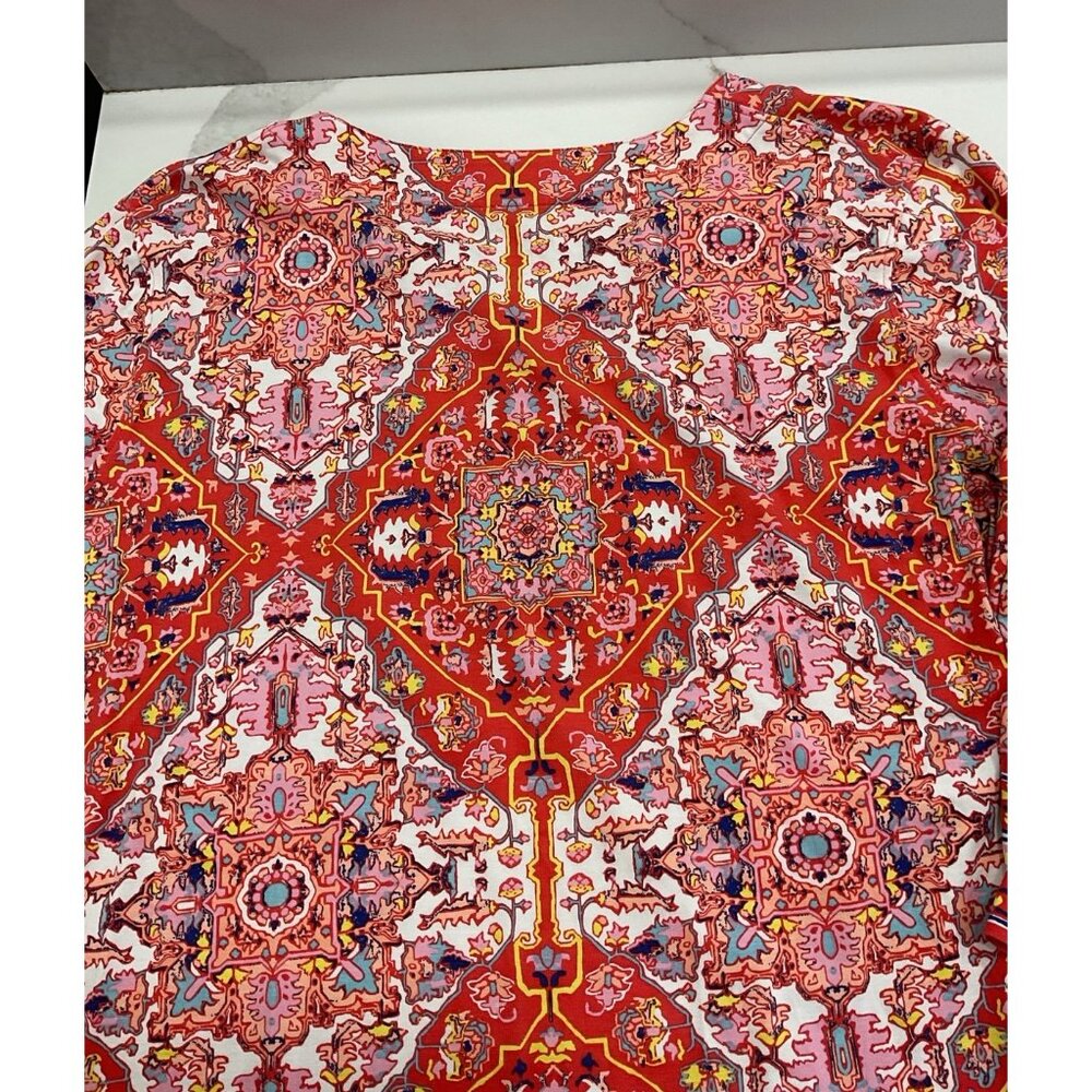 Coolibar Orange Multi Paisley Midi Dress - Picture 6 of 6